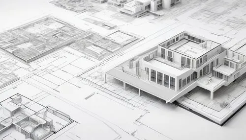 A professional architectural presentation board with a Pure background and a clean, minimalist design layout. The board includes:

Top Section: On the top left, a photorealistic render of a contempora