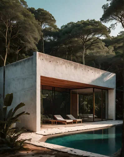 dunes house,pool house,mid century house,mid century modern,summer house,luxury property,modern house,modern architecture,beach house,corten steel,cubic house,house by the water,luxury real estate,roo