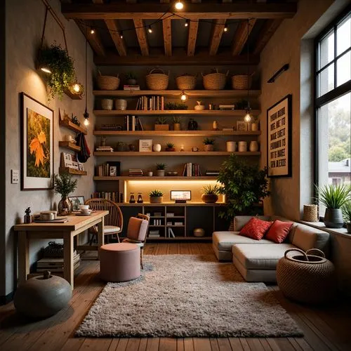 Craft Room Industrial Style Interior Design Ideas