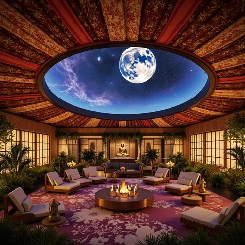 Asian Style Planetarium Building Design Ideas