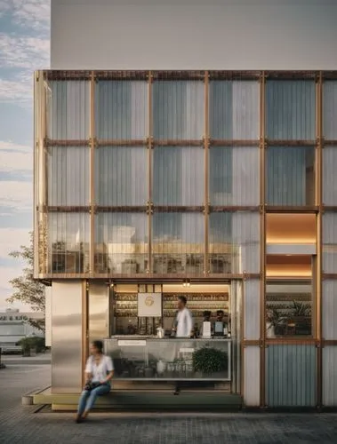 Modern Coffee Shop Exterior,dunes house,cubic house,glass facade,archidaily,wooden facade,corten steel,metal cladding,timber house,salt bar,japanese architecture,sky apartment,shipping container,ascha