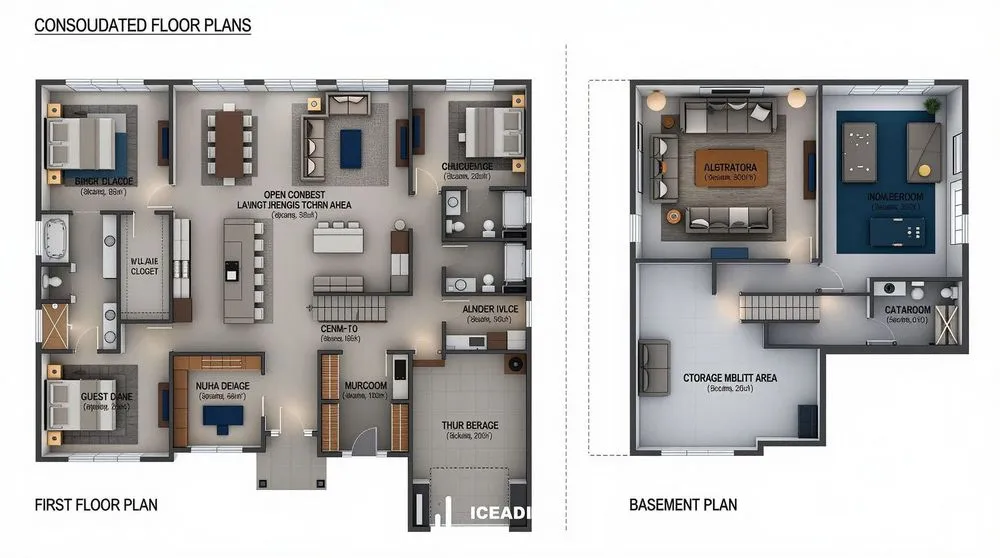 floor plan design and rendering on pinterest for apartment floor plans