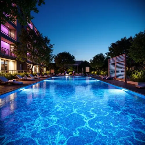 Swimming Pool Futurism Style Architecture Design Ideas