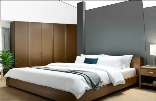 a bed room with a neatly made bed and a desk,modern room,guestrooms,contemporary decor,guest room,headboard,bedstead,bedrooms,bedroom,modern decor,sleeping room,interior modern design,search interior 