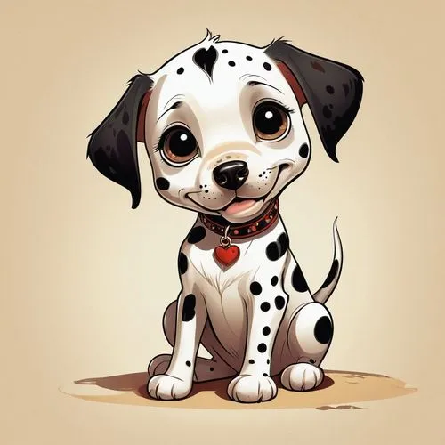 A baby dalmatian dog,a drawing of a puppy dog that is sitting down,dog illustration,cute cartoon image,dalmatians,cute cartoon character,cute puppy,dog cartoon,dog drawing,valentine clip art,dog breed