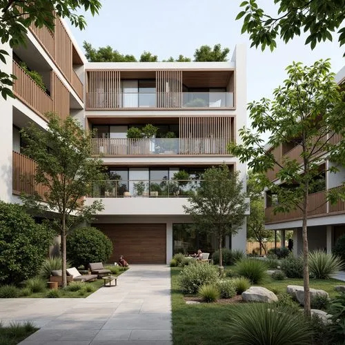 Charging Station Social Housing Style Architecture Design Ideas