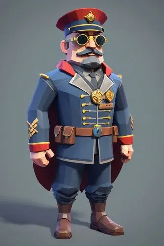 Low Poly,pilsudski,barbarossa,putnik,borislav,poborsky,generalissimo,skotnikov,vodnik,oberleutnant,brigadier,tito,bonaparte,nikolai,zhivkov,policeman,zhukov,henerson,yugoslav,vladimirovich,zarkov