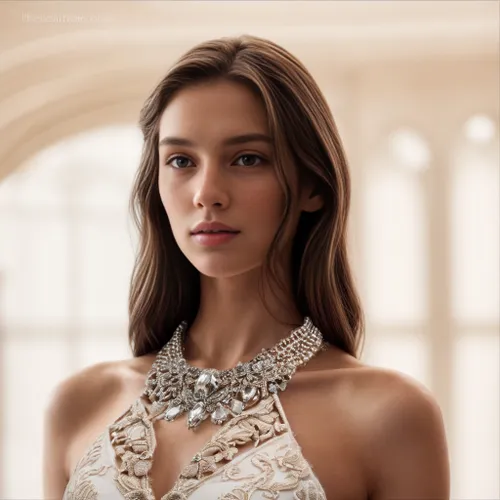 bridal jewelry,elegant,jewelry,bridal accessory,filigree,diamond jewelry,tiara,jewelry（architecture）,bridal clothing,jeweled,pearl necklace,elegance,necklace,embellished,bridal,wedding dress,gold jewe