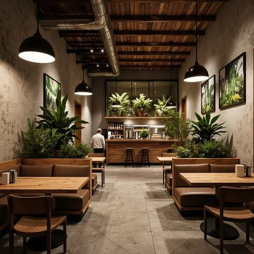 Dining Hall Structuralism Style Building Design Ideas