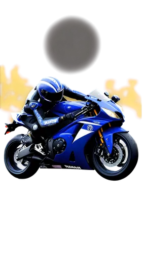 Yamaha R6, blue body, sporty design, sharp lines, aerodynamic shape, 600cc engine, six-axis IMU, upside-down forks, monoshock suspension, Bridgestone tires, aluminum frame, digital dashboard, speedome