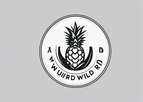 Design a minimalistic Juice Wrld logo with a monochrome color palette for merchandise.,ananas,nz badge,ananas comosus,w badge,garden logo,maldives mvr,a badge,symbol,badge,car badge,crest,wad,rp badge