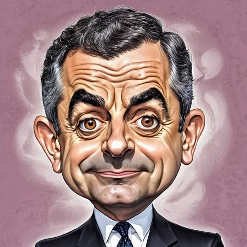 Rowan Atkinson,sarkozy,caricature,zapatero,fillon,morshead,caricaturist,huhne,nabih,bhl,french president,vigneault,caricatured,tariceanu,ghosn,mitsotakis,zygi,saltarelli,sarko,bertarelli,lucini