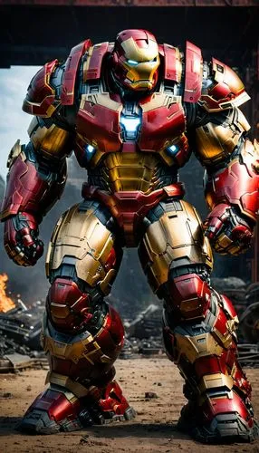 Armadura Hulkbuster se destruindo
,a huge robot in armor standing by fire,iron man,war machine,iron,steel man,avenger hulk hero,ironclad,juggernaut,avenger,armored,knack,brute,colossus,tony stark,asse