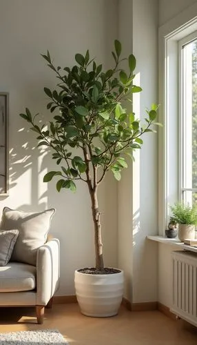 decorative tree in pot, living room,home staging,this is a potted tree inside of a living room,ficus,potted tree,houseplant,bonsai tree,indoor plant,bonsai,dwarf tree,house plants,houseplants,modern d