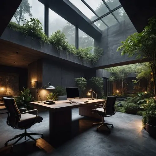 Generate a surreal architectural scene that exudes an atmosphere of dread and mystery. The structures should appear otherworldly and unsettling, blending sharp, jagged forms with organic, decaying tex