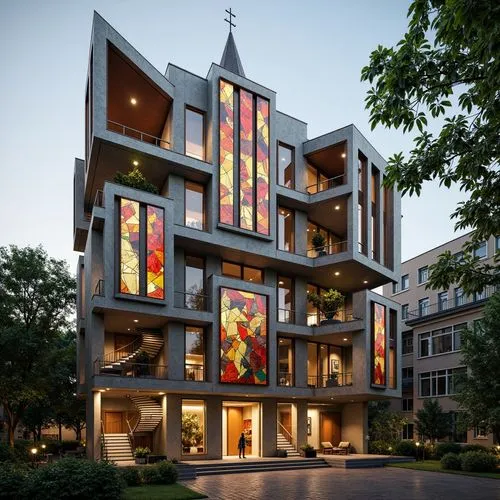 Streamline Moderne Style Churches Design Ideas