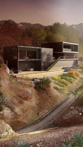 conserva la imagen como esta, solo mejora el realismo, billos, contraste, saturacion, angulo focal,luces, sonbras, reemplaza las montañas de piedra por bosques andinos, conserva el acceso vehicular en