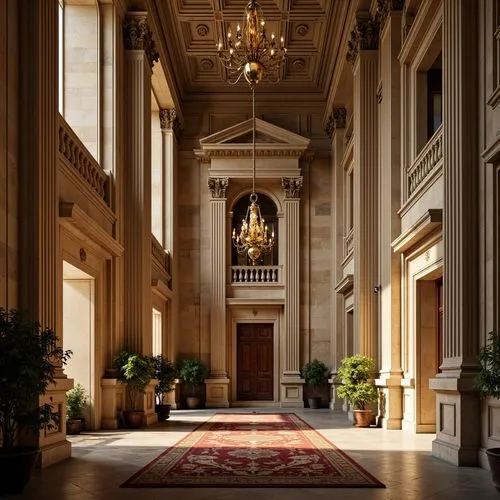 Middle School Classicism Style Building Architecture Design Ideas