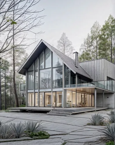 mid century house,eco-construction,timber house,modern house,modern architecture,house in the forest,archidaily,dunes house,forest chapel,smart house,frame house,folding roof,3d rendering,glass facade