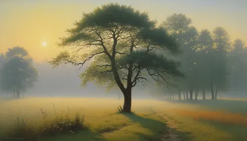 "In the 1880s and 1890s, the artist was increasingly attracted by the fickle condition of nature, its fleeting moments. Due to his interest in light, airy environments and coloring, now more than ever