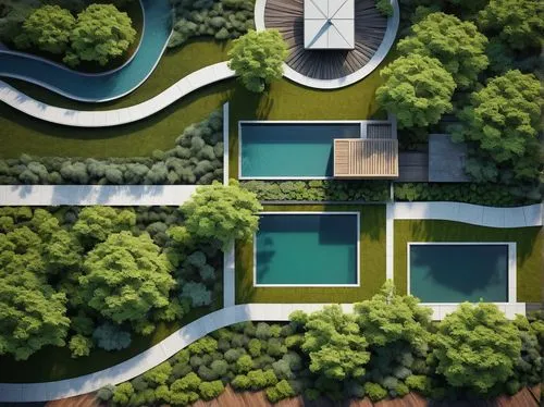 Landscape architecture portfolio template, modern minimalist design, sleek lines, subtle textures, natural materials, wooden accents, glass surfaces, green roofs, urban parks, city skylines, abstract 