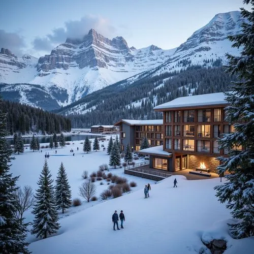 Ski Center Experimental Architecture Design Ideas