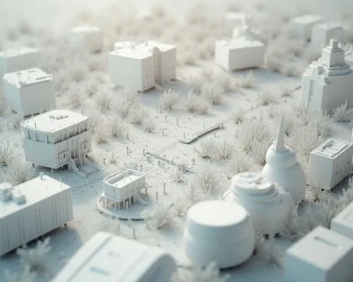 miniature, minimalist, Thomas Heatherwick New York Vessel park architecture, realistic materials, realistic physical model, symmetry, minimalist schematic architecture design, simplified method, parks