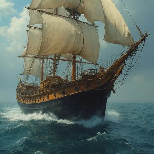 the starboard bow oh my god we're going down. WE CALL HIM JOHN THE FISHERMAN ,a ship floating on top of the ocean,sail ship,sea sailing ship,whaleship,caravel,galleon,barquentine