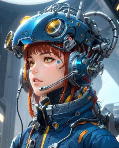 scifi,aquanaut,cyborg,operator,cg artwork,astronaut helmet,mecha,engineer,tracer,sci fi,helmet,astronaut,gara,soyuz,sci fiction illustration,sci - fi,sci-fi,nova,nautilus,cybernetics,Anime,Anime,Gener