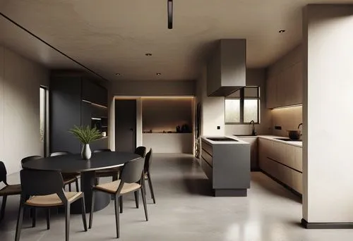 WWE black style deco,modern kitchen interior,modern minimalist kitchen,modern kitchen,kitchen design,kitchen interior,interior modern design,gaggenau,associati,kitchen,3d rendering,kitchenette,apparte
