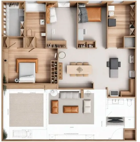 Watercolor (interior design:1.3) with material suggestion for a modern minimalist house, cool tone rendering, a digital rendering, trending on behance, majestic dunes, award winning, (Dune style: 1.2)