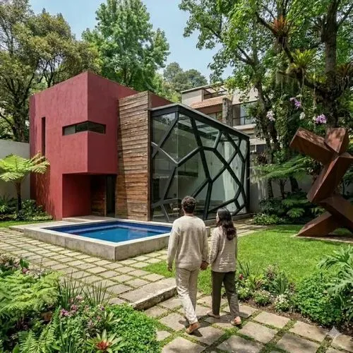 cubic house,cube house,frame house,mirror house,cube stilt houses,modern house,modern architecture,inverted cottage,forest house,water cube,pool house,timber house,house shape,geometric style,private 