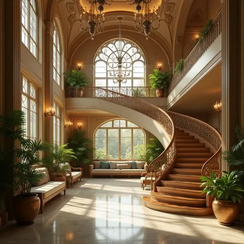 Art Nouveau Style Healthcare Center Design Ideas