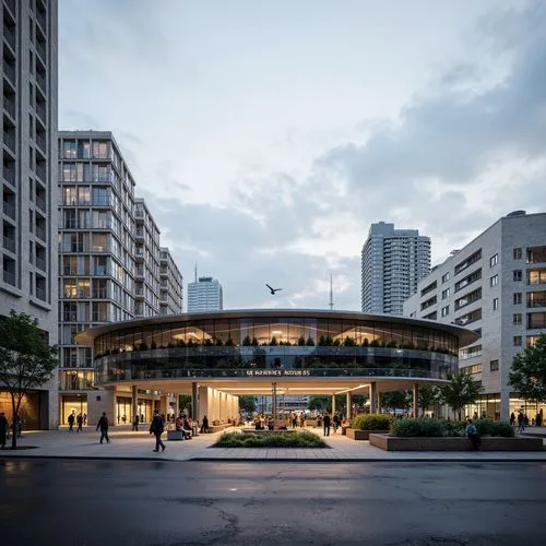 Bus Station Minimalism Style Design Ideas