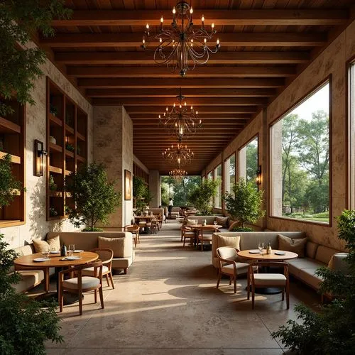 Bauhaus Style Dining Hall Design Ideas