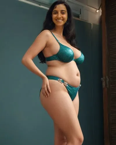 a busty elderly woman. she's very short. she's plump. she has a thick waist. she has thick thighs. she has a pot belly. she's standing sideways. seen from the side. full body shot. high resolution and