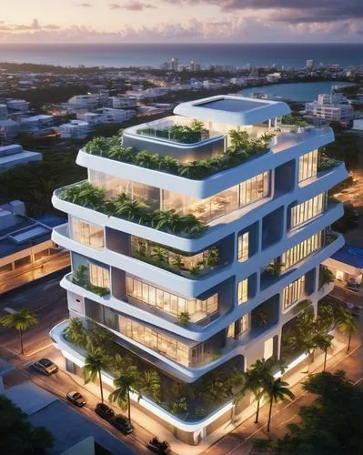 miniature, futuristic architecture, biophilic utopia, realistic architecture, minimalist, a design, glowing lights, depth of field, clear details, texture high quality, octane render full white backgr