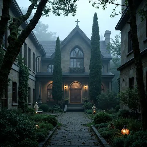 Residential Gothic Style Building Architecture Design Ideas