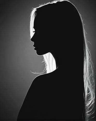 young woman, beautiful long hair.,woman silhouette,women silhouettes,silhouette,female silhouette,the silhouette,sillouette,dance silhouette,art silhouette,dark portrait,silhouettes,silhouetted,silhou