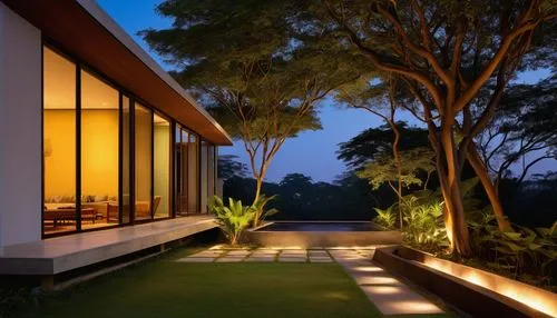 Design modern BRAZILIAN architecture with sleek lines, minimalist interiors, and innovative materials. Craft a contemporary atmosphere for a sophisticated and urban space.,landscape design sydney,land