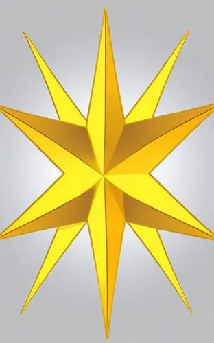a golden star made out of overlapping paper,six-pointed star,circular star shield,six pointed star,gold spangle,star polygon,star pattern,sunburst background,throwing star,compass rose,star illustrati