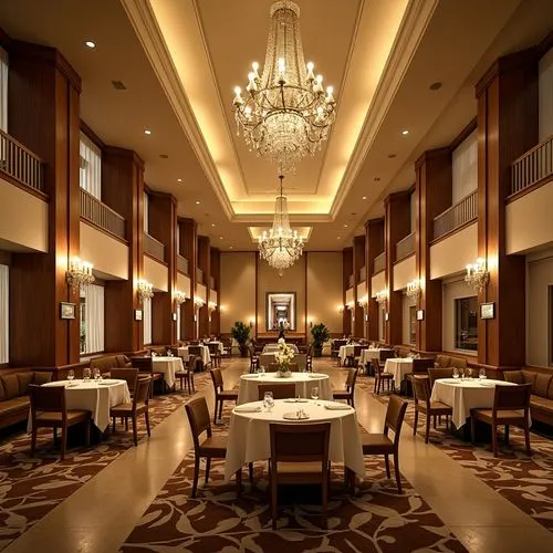 Dining Hall Structuralism Style Building Design Ideas