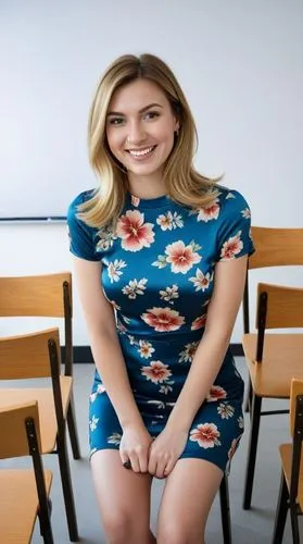 High quality photo, best face features: beautiful face, smart 23-year-old european female with a great satisfied smile, facing the camera and looking directly at it.,a beautiful young woman posing in 