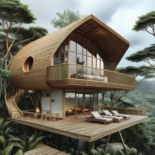 Time for a Tree House,treehouses,treehouse,tree house hotel,tree house,timber house,prefab