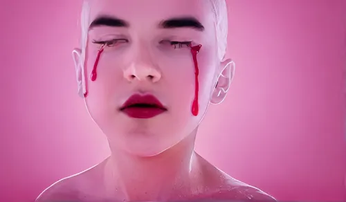 pink vector,cosmetic,blender,b3d,distorted,digiart,magenta,pink background,human head,vapor,3d man,cgi,tiktok icon,3d rendered,3d,man in pink,fractalius,computer art,pink double,3d render
