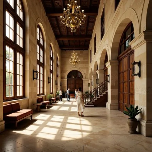 High School Romanesque Style Building Architecture Design Ideas