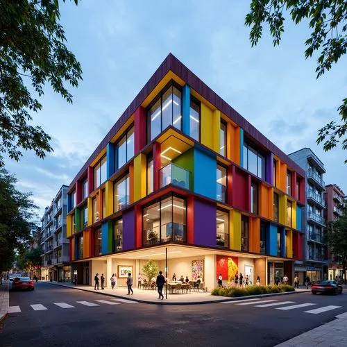 Youth Center Constructivism Style Architecture Design Ideas
