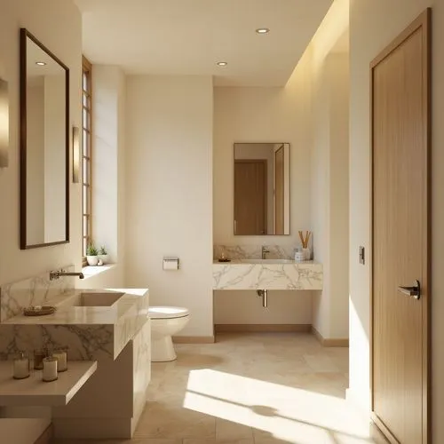 Powder Room Minimalism Style Interior Design Ideas