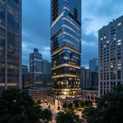 Skyscrapers Sustainable Architecture Design Ideas