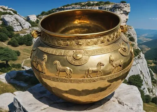 Thracian Civilization (c. 600–46 BC)**  
Located in Southeastern Europe, the Thracians were known for their warrior culture and exquisite metalwork. The "Panagyurishte Treasure," a collection of gold 